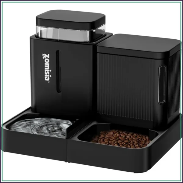 Automatic Feeder & Water Dispenser for Cats & Small Dogs,