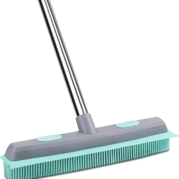 Pet Hair Rubber Broom, Electrostatic Carpet & Tile Cleaner